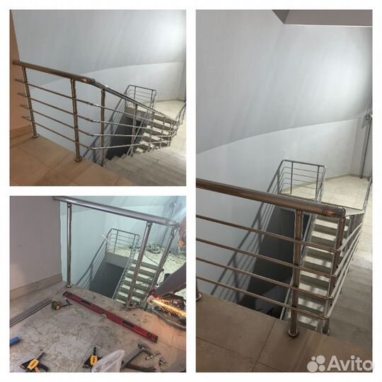 Лестничные ограждения из нержавеющей стали