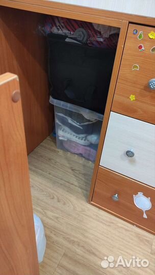 Кровать чердак (+стол, комод, лестница)