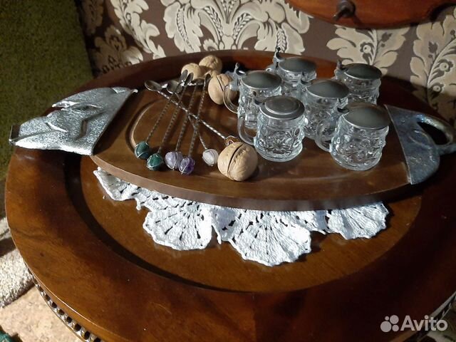 Поднос винтажный, блюдо