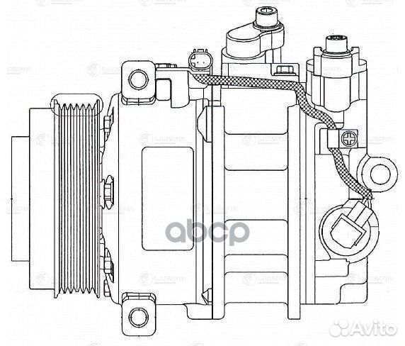 Компрессор кондиционера Mercedes-Benz C (W203)