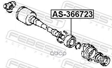 Подшипник привода колеса toyota camry V10-V40