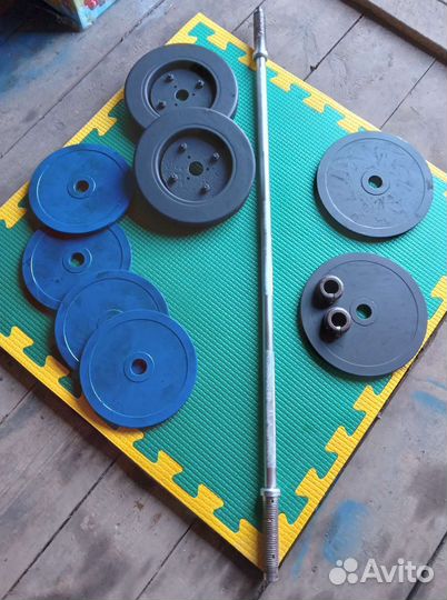 Штанга 30 кг, 74 кг и 93 кг