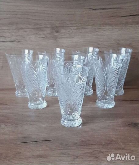 Бокалы хрусталь СССР 8 шт