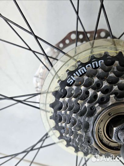 Колесо в сборе 27.5х2.8 пром/трещетка/тормоз диск