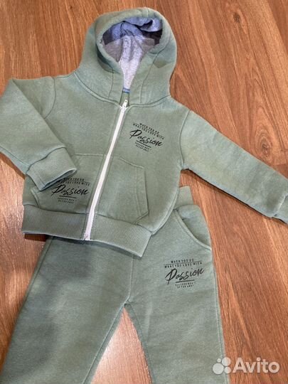 Костюм детский из футера с начесом 86, 92