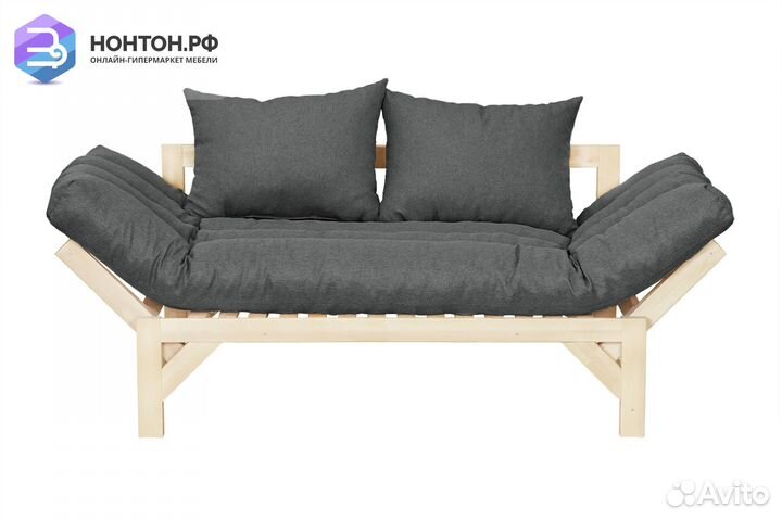 Диван кушетка Амбер-2 темно-серый