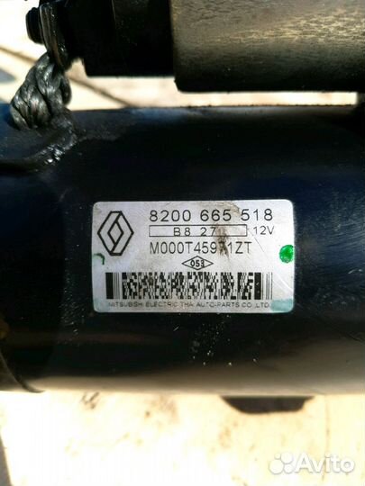Стартер Renault Scenic2 8200665518