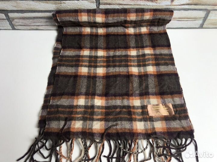 Шотландский Шарф Кашемир Шерсть