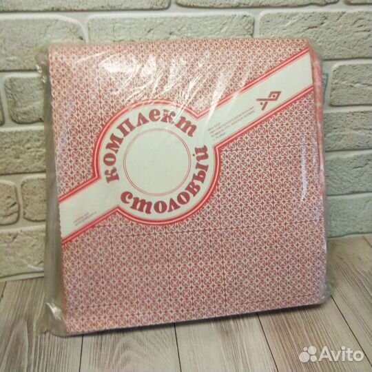 Скатерть салфетки полотенце х/б СССР