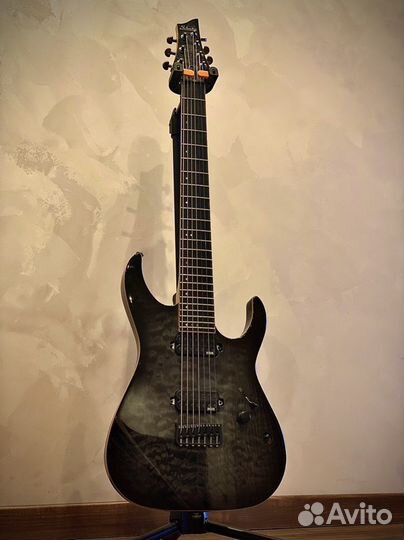 7 струнная электрогитара schecter banshee passive