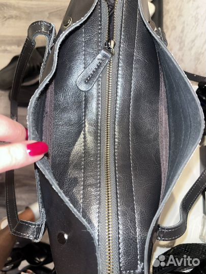 Сумка натуральная кожа