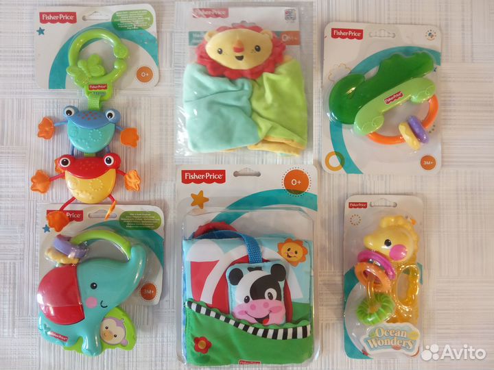 Новые фирменные игрушки для младенцев
