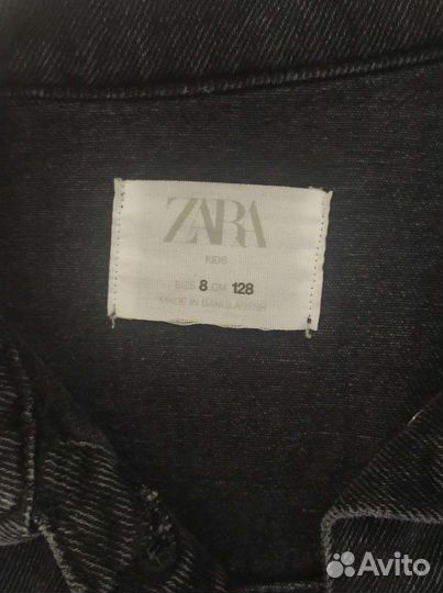 Джинсовая куртка zara 128