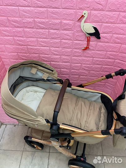 Коляска трансформер Aimile Original New Gold 2 в 1