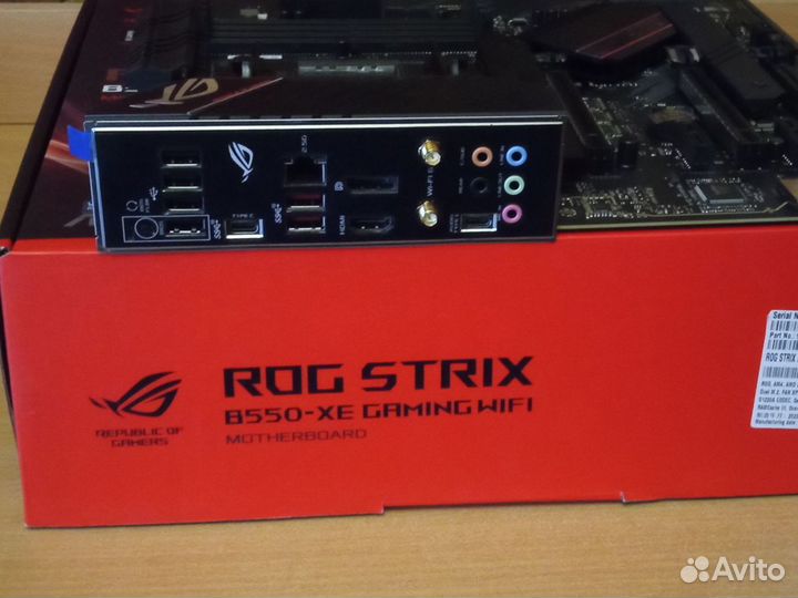 Материнская плата asus rog strix b550-xe gaming