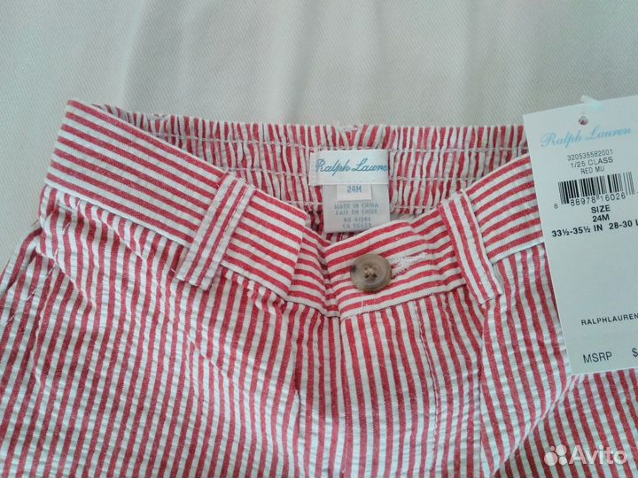 Шорты Ralph Lauren на 3 года (новые)
