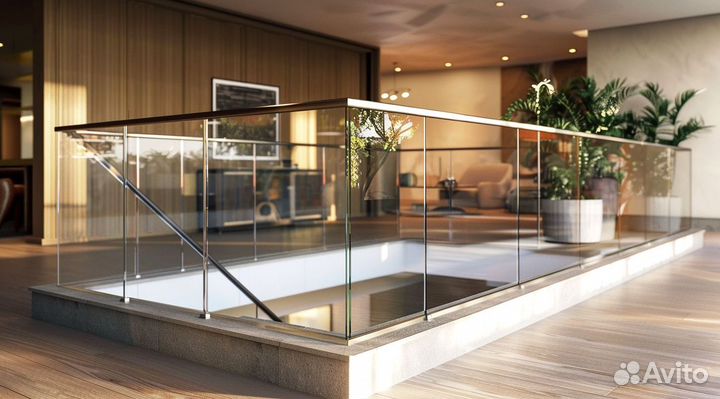 Лестница на металлокаркасе