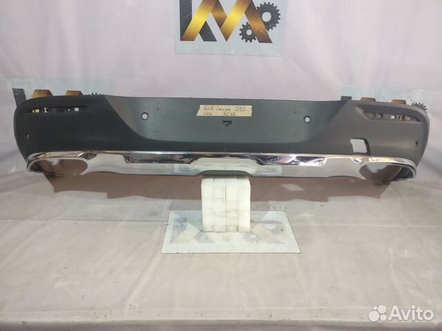 Мерседес GLE Coupe AMG 2015- Бампер задний низ