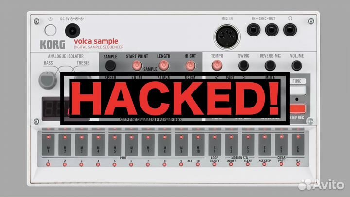 Синтезатор сэмплер Korg Volca Sample (Pajen)