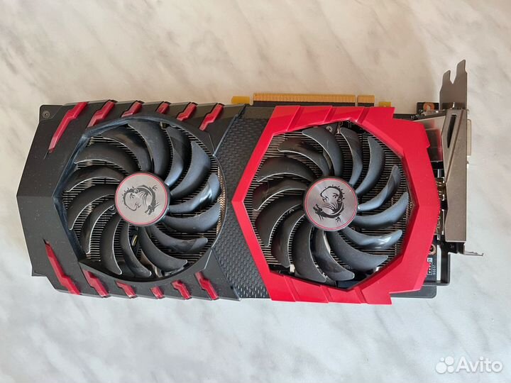 Игровая видеокарта GTX MSI Gaming X 1060 6gb
