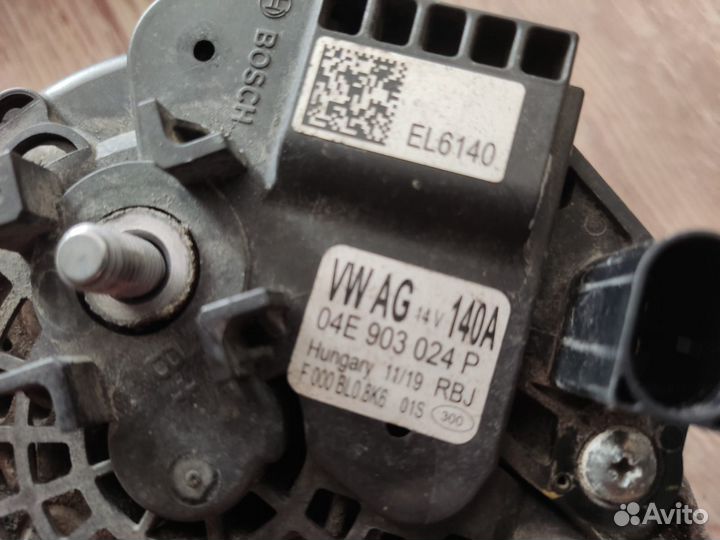 Генератор на volkswagen polo