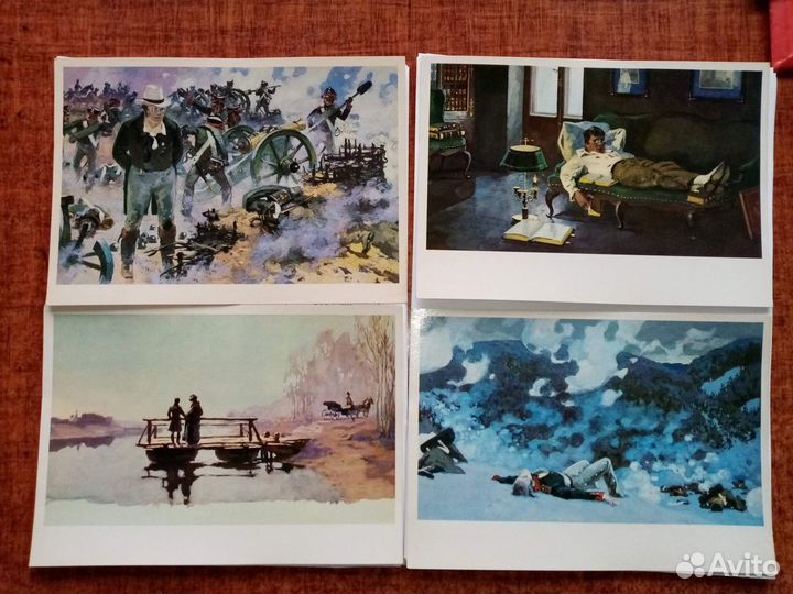 Открытки СССР-Художник-А. Николаев (Война и Мир)