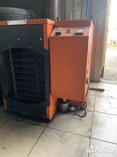 Котел на отработке калорифер