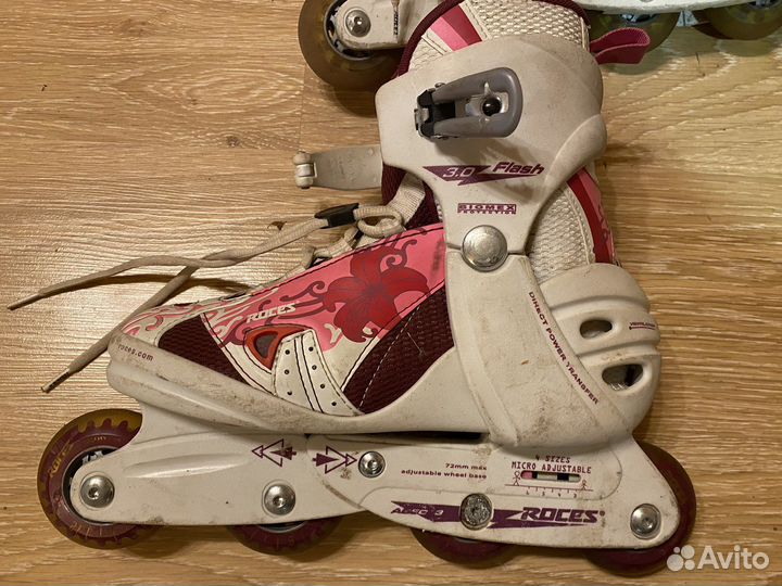 Ролики раздвижные roces flash 3.0 36-40