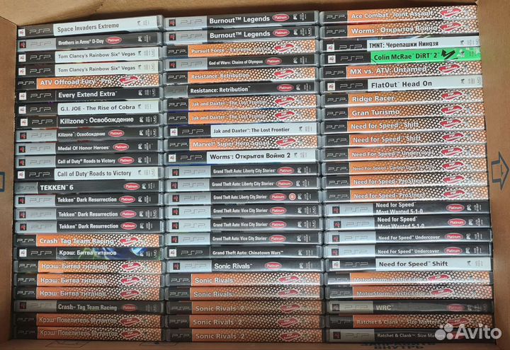 Коллекция игр для PSP