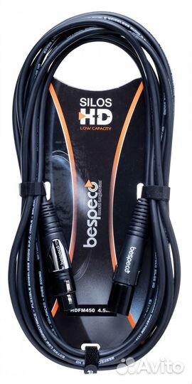 Кабель микрофонный Bespeco hdfm900 (XLR-XLR) 9 m