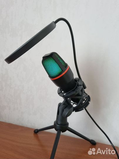 Игровой микрофон для пк стримов студийный USB