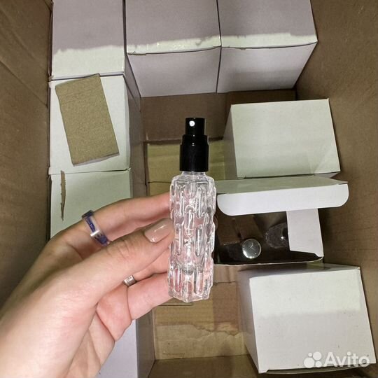 Флакон атомайзер для духов узорное стекло 8 мл