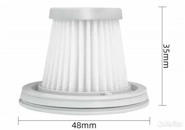 Сменные фильтры для ручного пылесоса xiaomi