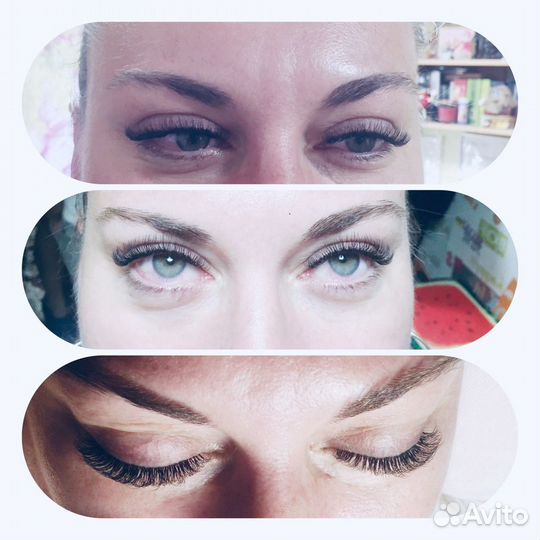 Наращивание ресниц на дому