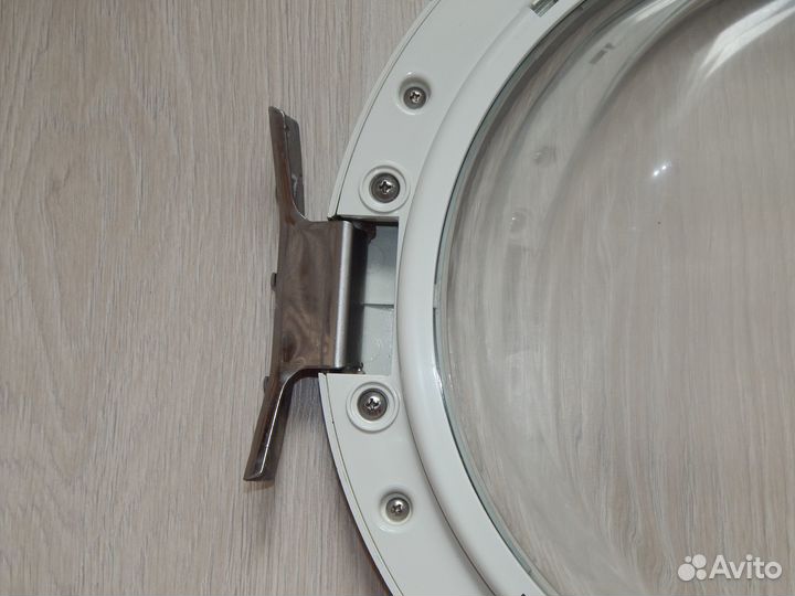 Люк в сборе стиральной машины Samsung серый