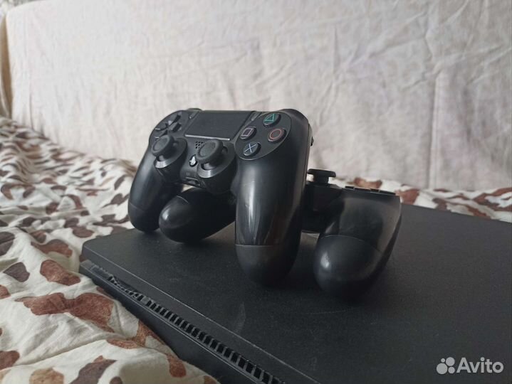 Sony PS4 slim 1tb + 2 dualshock