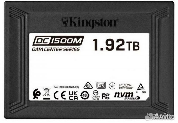 Kingston DC1500M nvme 1.92TB