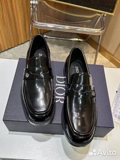 Лоферы мужские Christian Dior CD penny кожа