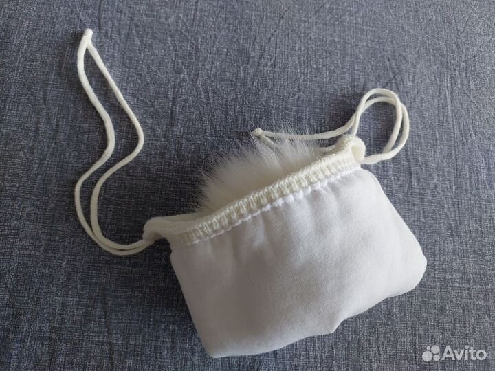 Зимняя шапка для новорождённого 35-38