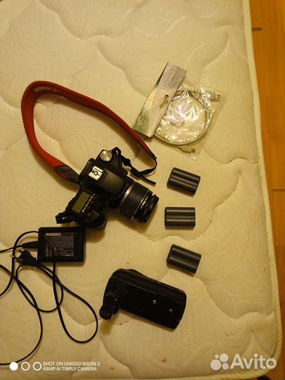 Canon 50D kit 24k кадров + бат. ручка CF, 4 акк
