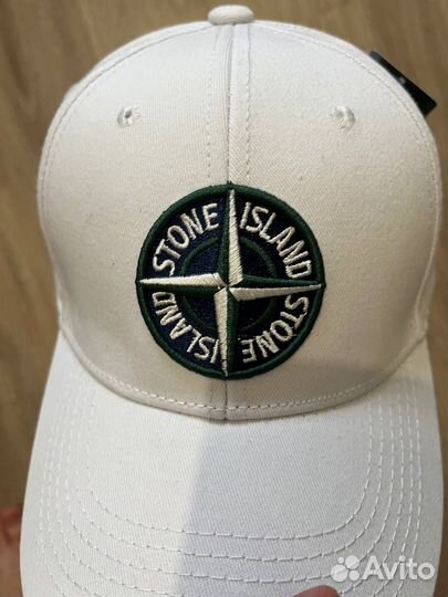 Мужская чёрная кепка Stone Island