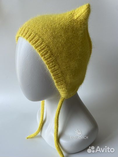 Детские шапочки для девочек коточепчик