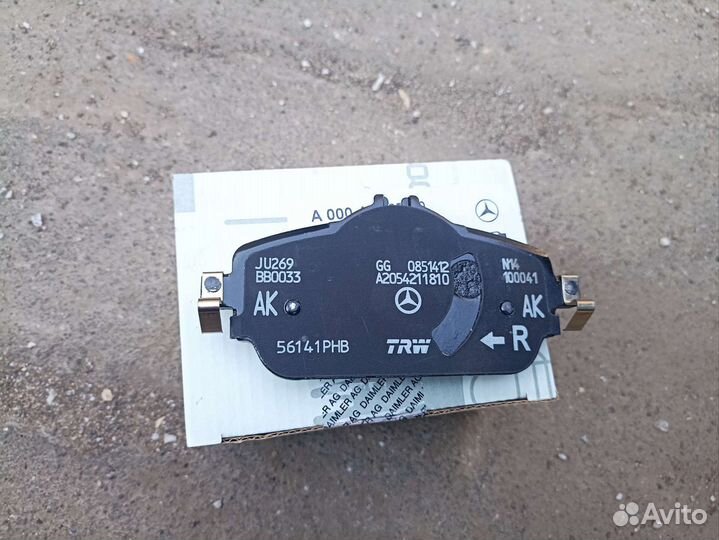 Тормозные колодки mercedes w213