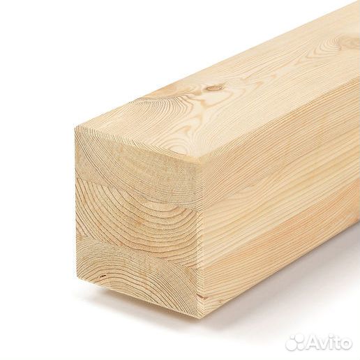 Клееный брус (хвоя) 80х80х6000 мм, (цена за шт.)