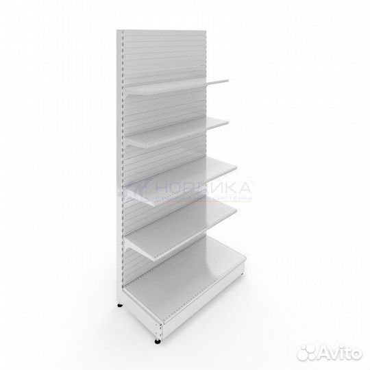 Стеллаж пристенный металлический