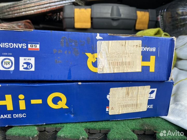 Тормозные диски Hyundai Matrix и Elantra (SD 1016)