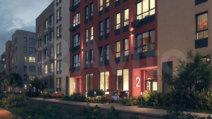 1-к. квартира, 40 м², 5/5 эт.