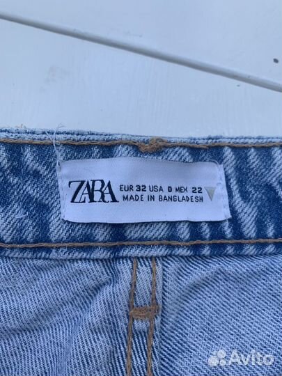 Джинсы Zara размер 32 евро 38рус