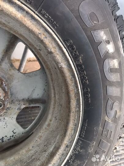 Колеса в сборе r15 зимние 5 100