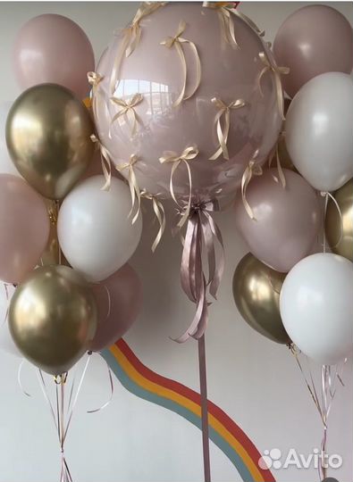 Трендовые шары с бантиками